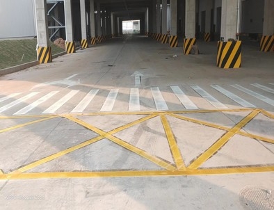 上饶上饶厂区道路标线施工